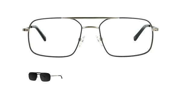 Optical frame with clip-on TONNY 0039AC2