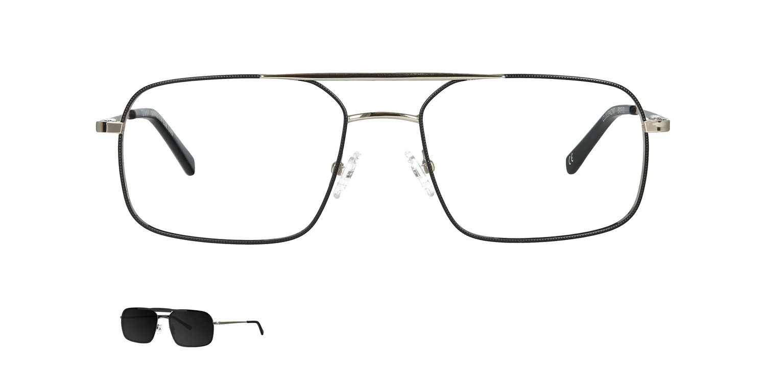 Optical frame with clip-on...