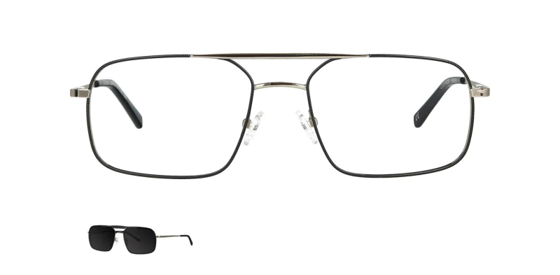 Optical frame with clip-on TONNY 0039AC2