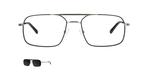 Optical frame with clip-on TONNY 0039C1