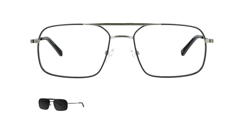 Optical frame with clip-on TONNY 0039C1
