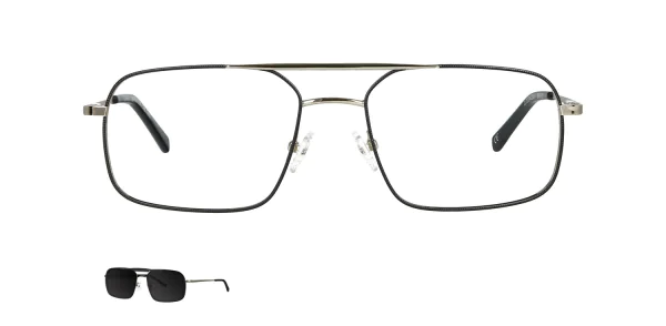 Optical frame with clip-on TONNY 0039C2