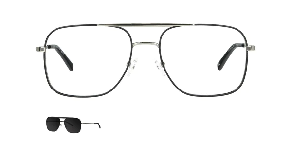 Optical frame with clip-on TONNY 0040C1