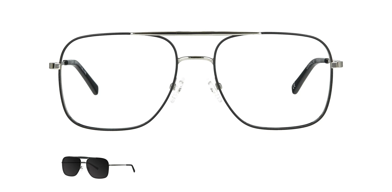 Optical frame with clip-on...