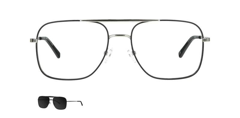 Optical frame with clip-on TONNY 0040C1