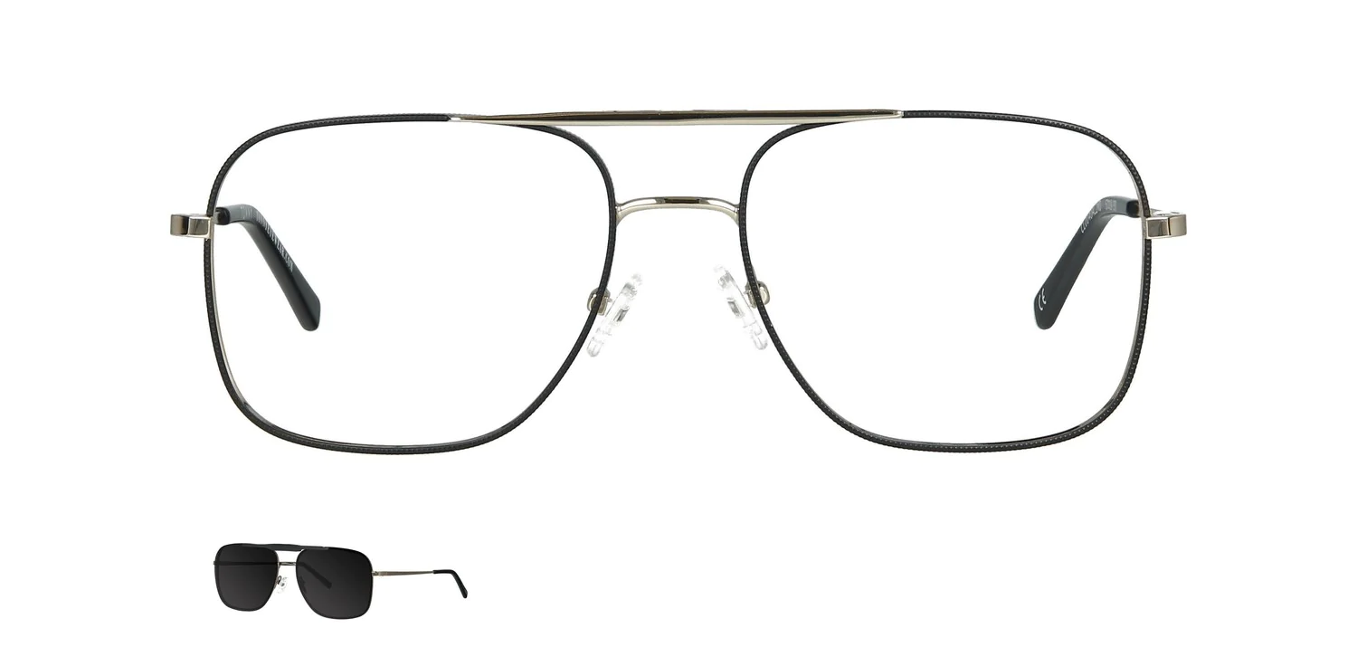 Optical frame with clip-on...