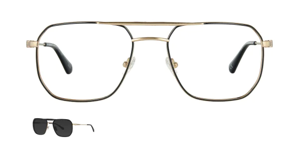 Optical frame with clip-on TONNY 48430AC1-CL1