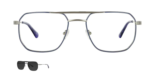 Optical frame with clip-on TONNY 48430AC4-CL1