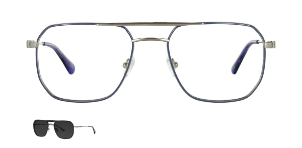 Optical frame with clip-on TONNY 48430AC4-CL1