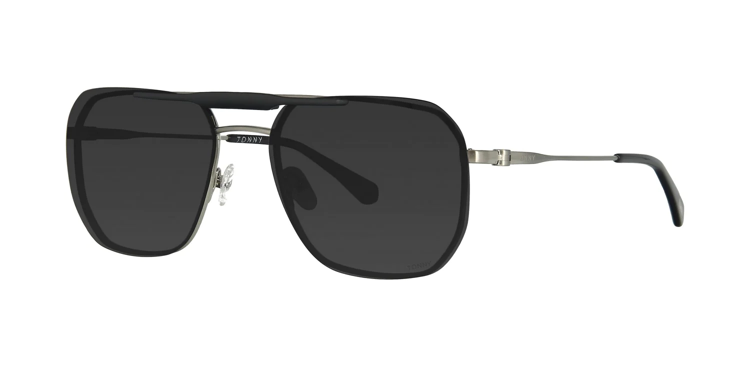 Optical frame with clip-on TONNY 48430AC2-CL1