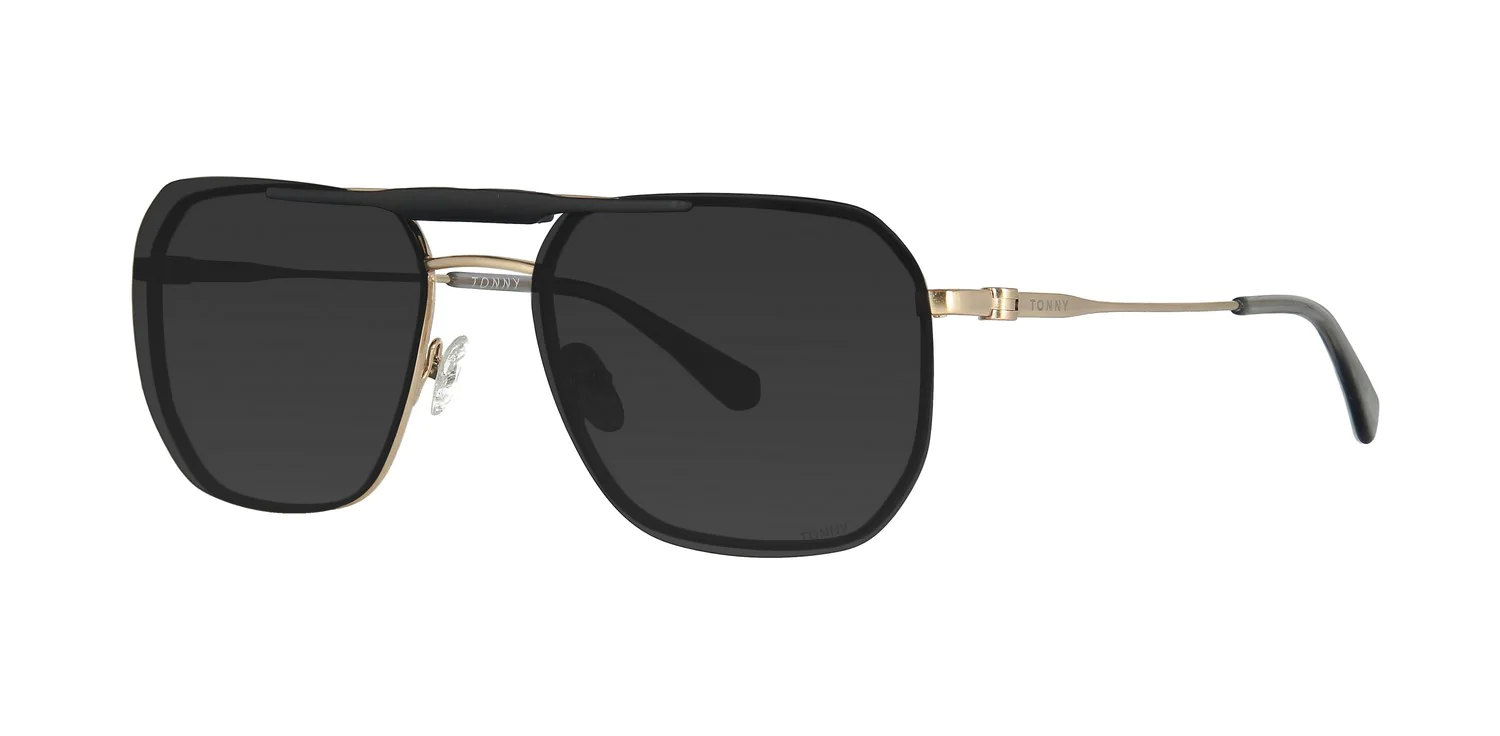 Optical frame with clip-on TONNY 48430AC3-CL1