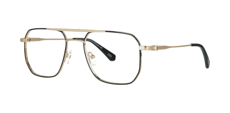 Optical frame with clip-on TONNY 48430C1-CL1