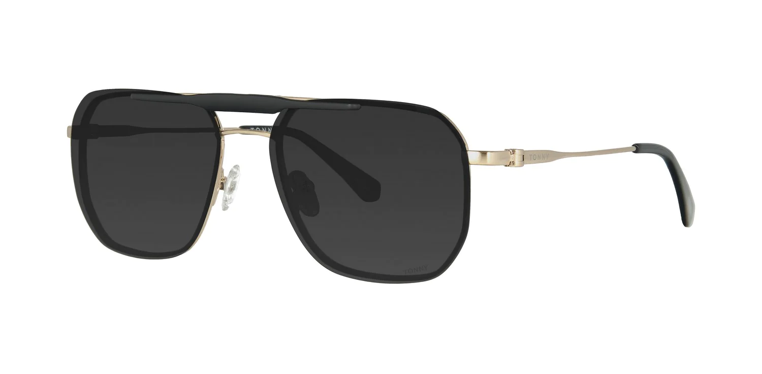 Optical frame with clip-on TONNY 48430C1-CL1