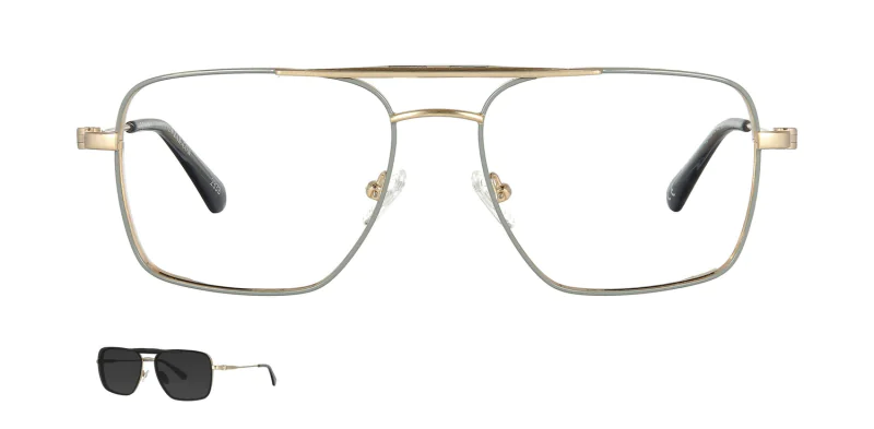 Optical frame with clip-on TONNY 48435C2-CL1