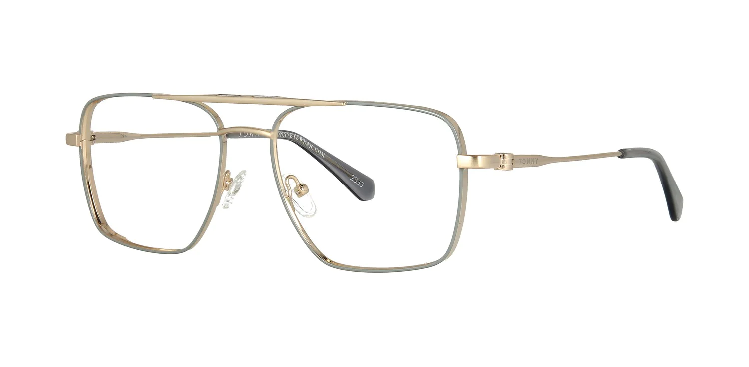 Optical frame with clip-on TONNY 48435C2-CL1