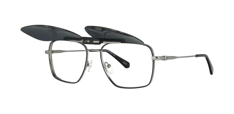 Optical frame with clip-on TONNY 48435C1-CL1