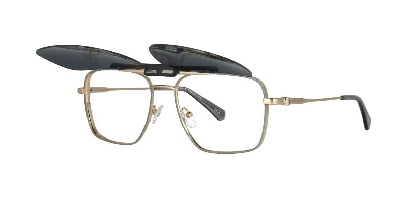 Optical frame with clip-on TONNY 48435C2-CL1