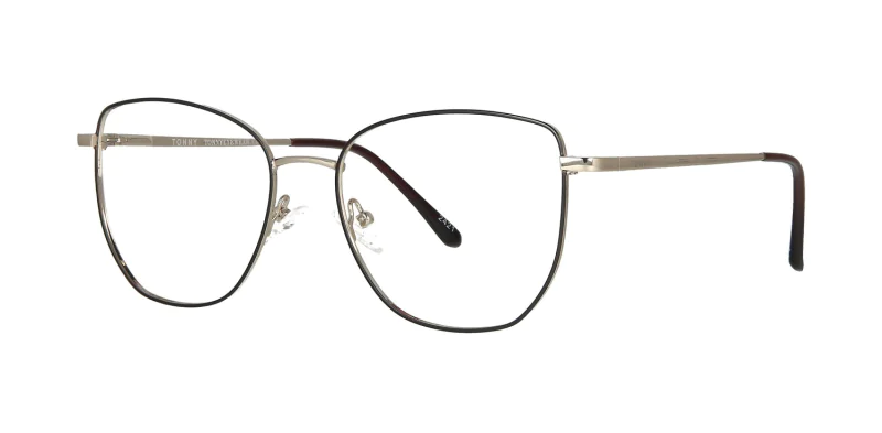 Optical frame with clip-on TONNY 48387C4-CL1