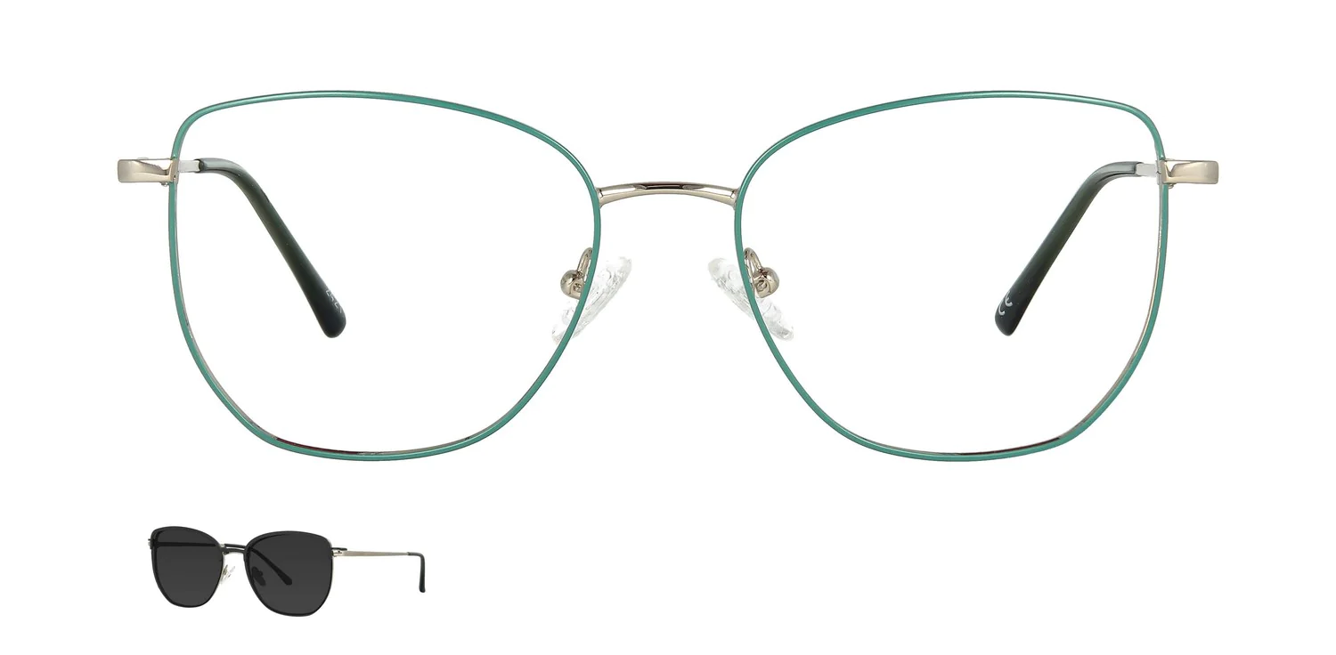 Optical frame with clip-on...