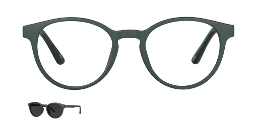 Optical frame with clip-on TONNY 48388C4-CL1