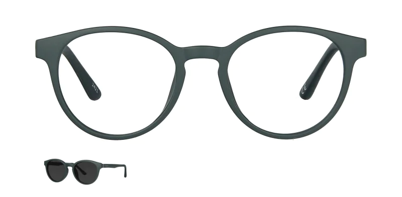 Optical frame with clip-on TONNY 48388C4-CL1