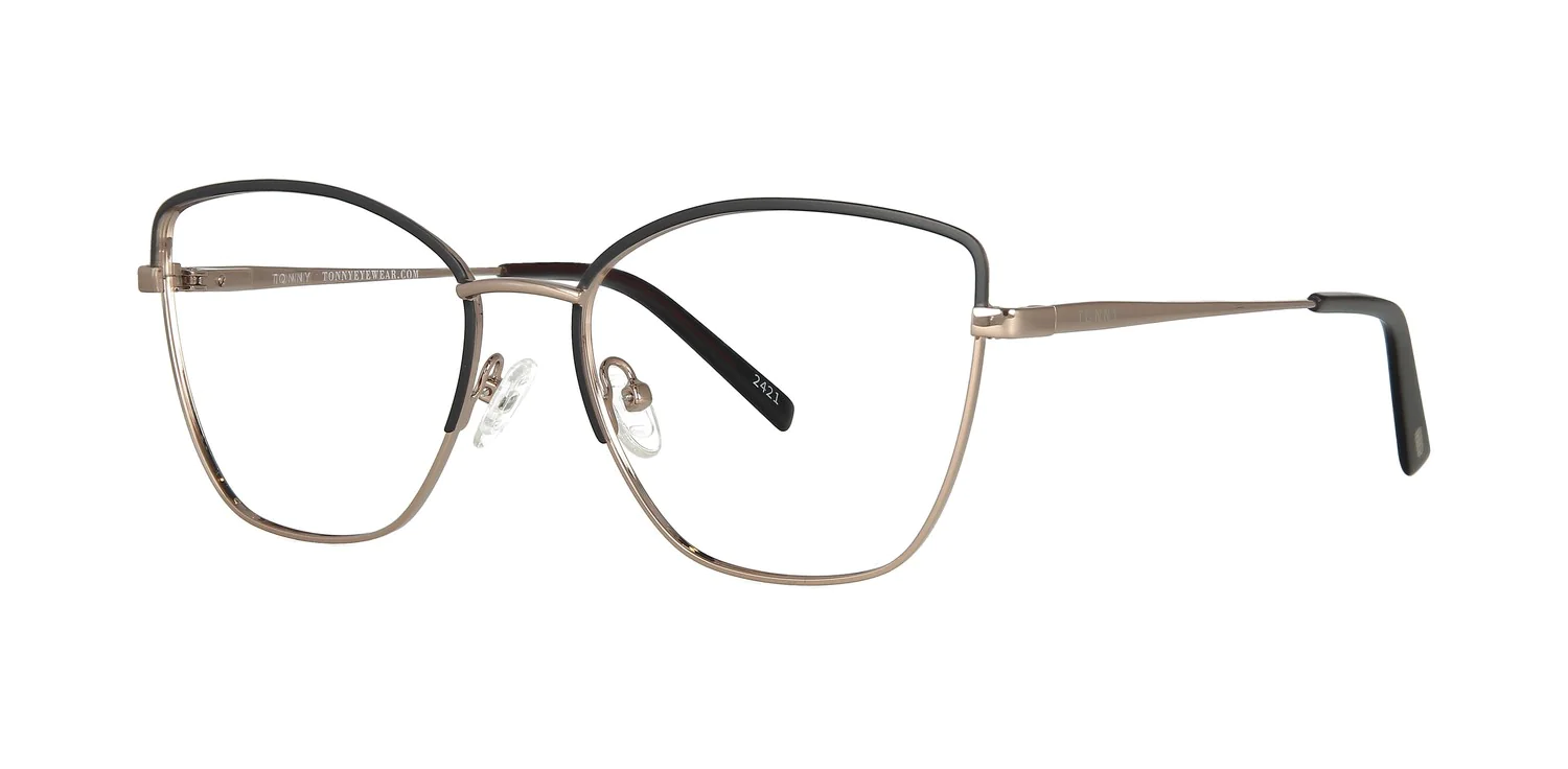 Optical frame with clip-on TONNY 48361C5-CL1