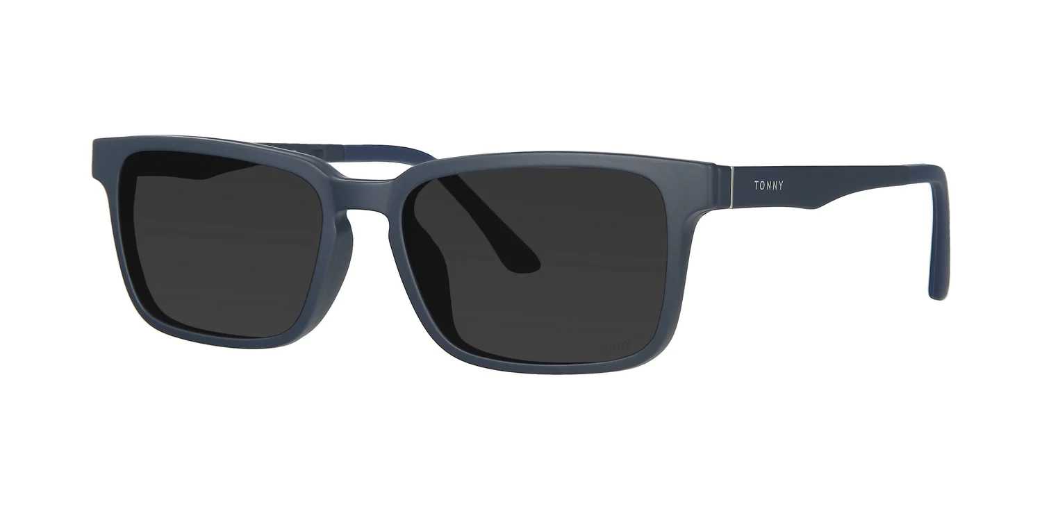 Optical frame with clip-on TONNY 48366C4-CL3