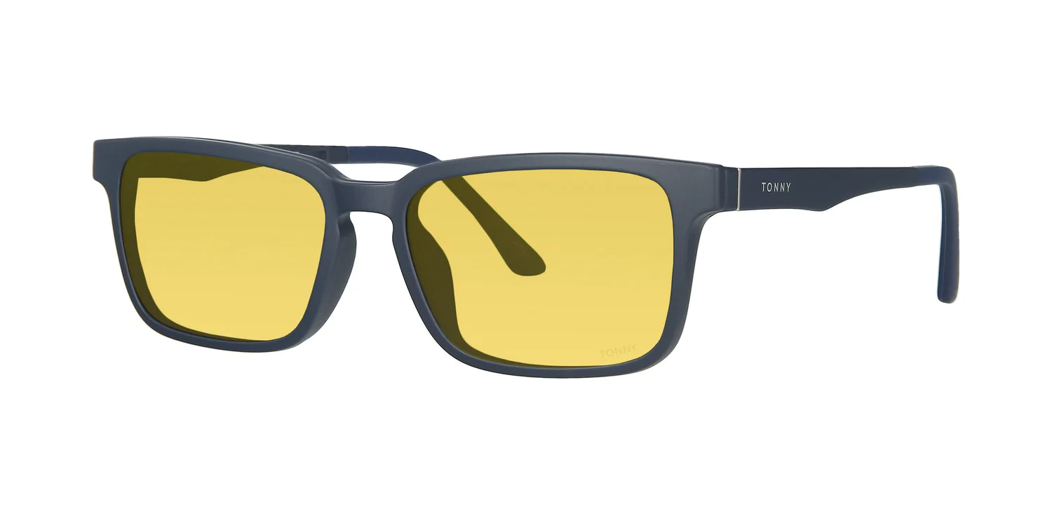 Optical frame with clip-on TONNY 48366C4-CL3