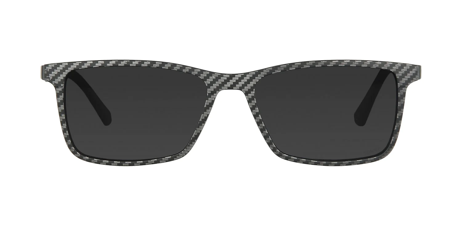 Optical frame with clip-on TONNY 48368C4-CL3