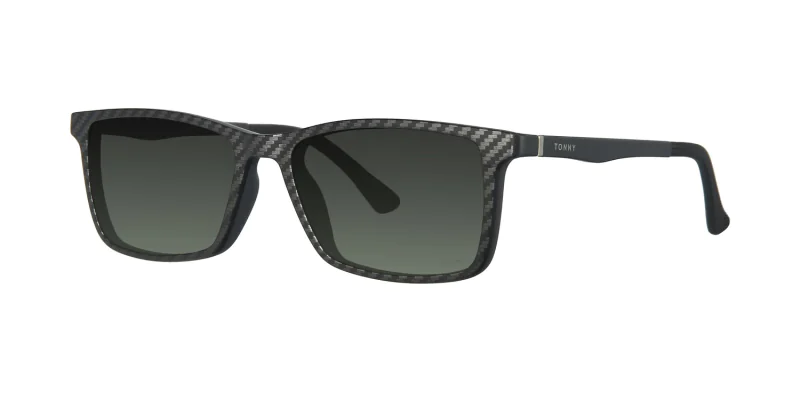 Optical frame with clip-on TONNY 48368C4-CL3