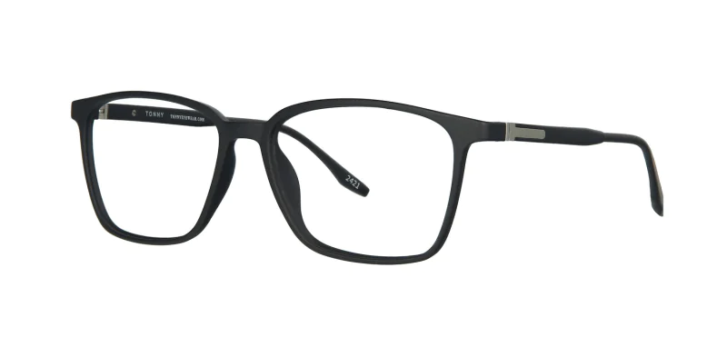 Optical frame with clip-on TONNY 48370C4-CL3