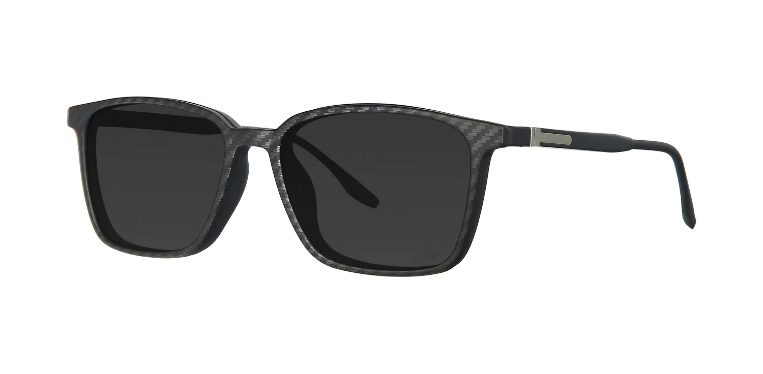 Optical frame with clip-on TONNY 48370C4-CL3