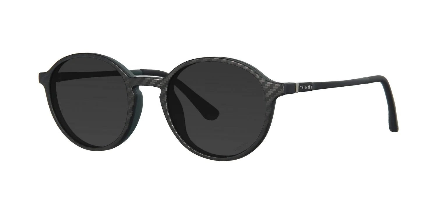 Optical frame with clip-on TONNY 48371C4-CL3