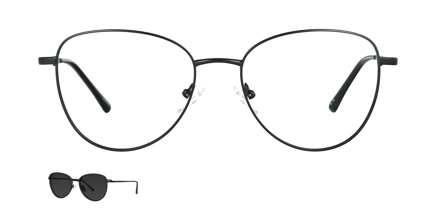 Optical frame with clip-on...