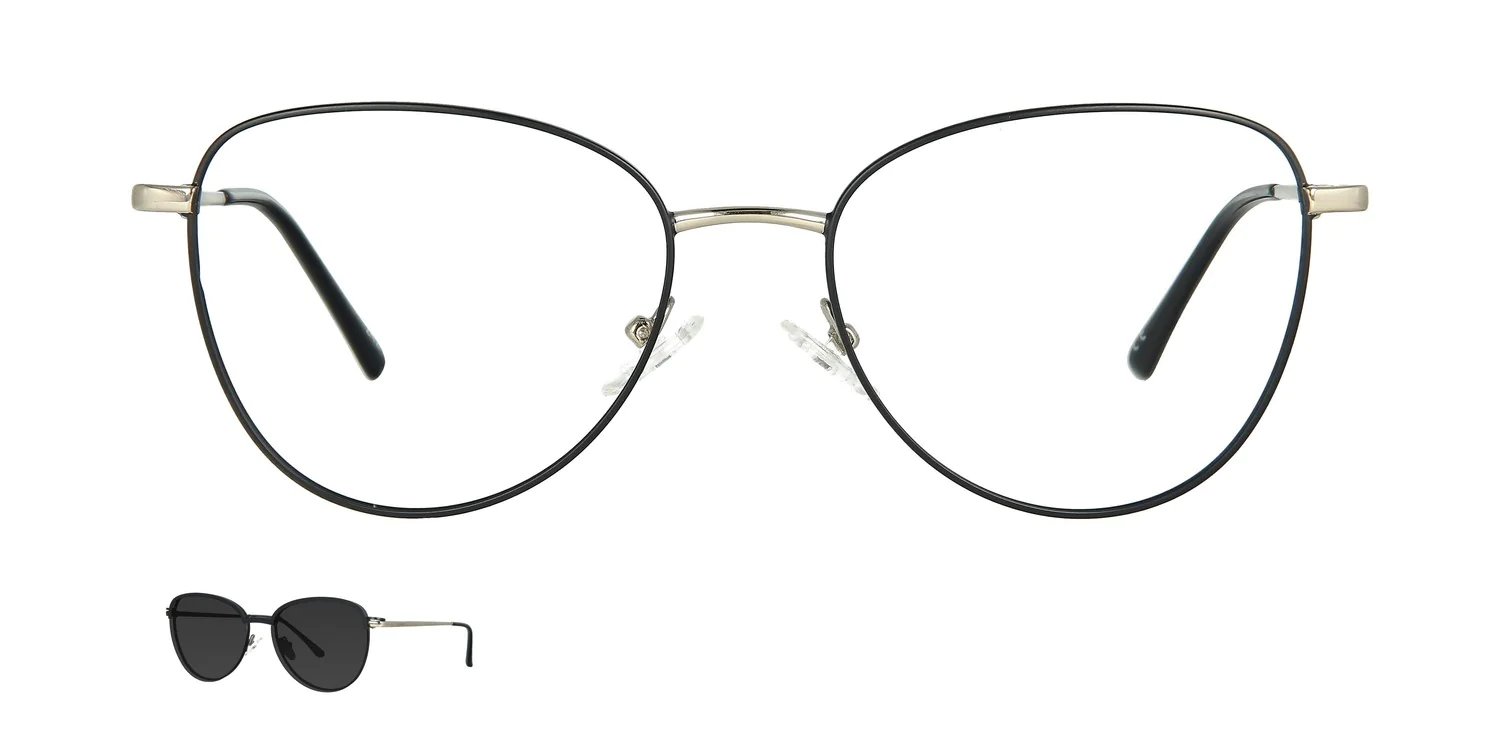 Optical frame with clip-on...