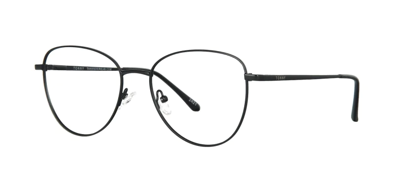 Optical frame with clip-on TONNY 48380C4-CL1
