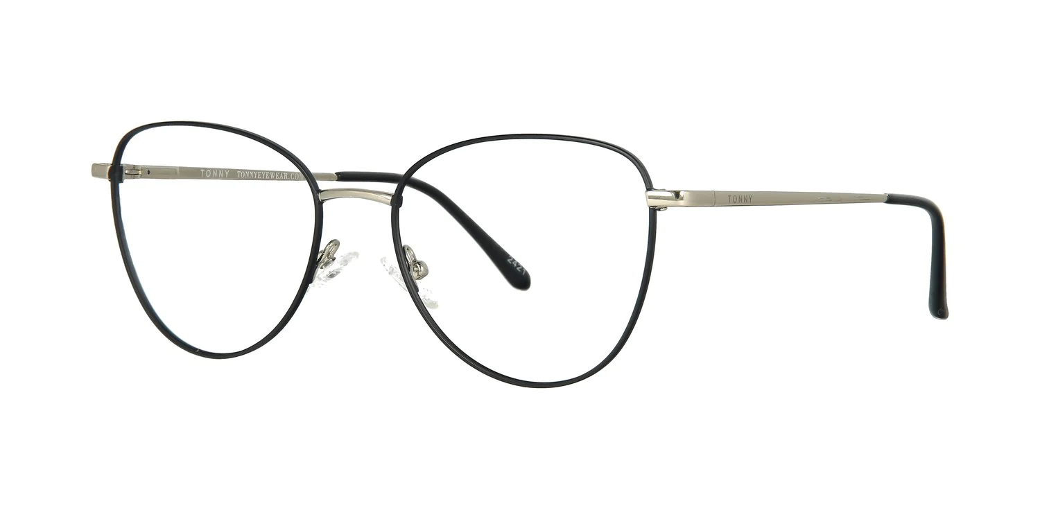 Optical frame with clip-on TONNY 48380C5-CL1