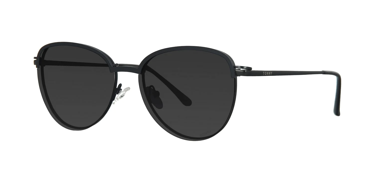 Optical frame with clip-on TONNY 48380C4-CL1