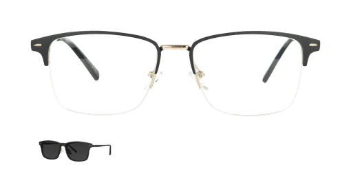 Optical frame with clip-on TONNY 48363AC1-CL1