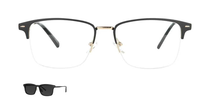 Optical frame with clip-on TONNY 48363AC1-CL1