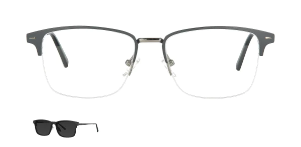 Optical frame with clip-on TONNY 48363AC2-CLN1
