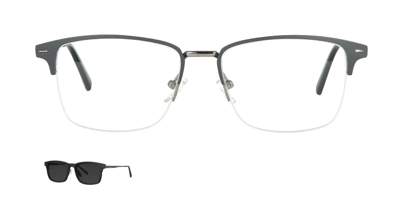 Optical frame with clip-on TONNY 48363AC2-CLN1