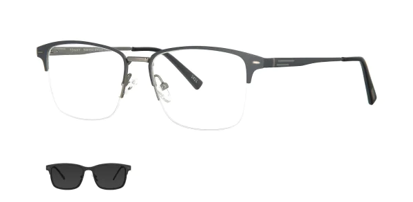 Optical frame with clip-on TONNY 48363AC2-CLN1