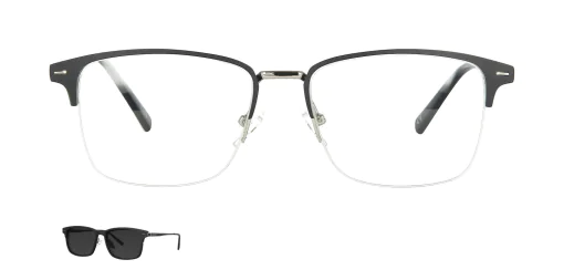 Optical frame with clip-on TONNY 48363AC3-CLN1