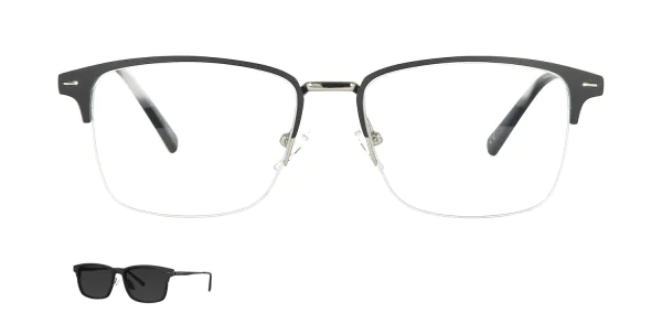 Optical frame with clip-on TONNY 48363AC3-CLN1
