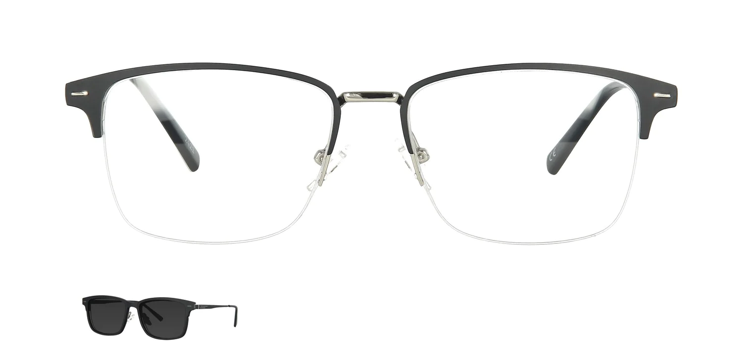 Optical frame with clip-on...