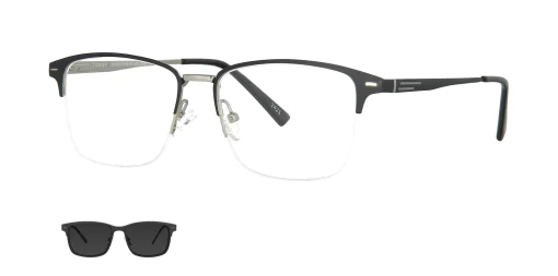 Optical frame with clip-on TONNY 48363AC3-CLN1