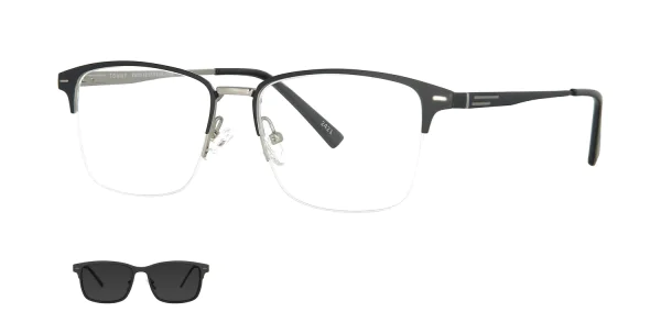 Optical frame with clip-on TONNY 48363AC3-CLN1
