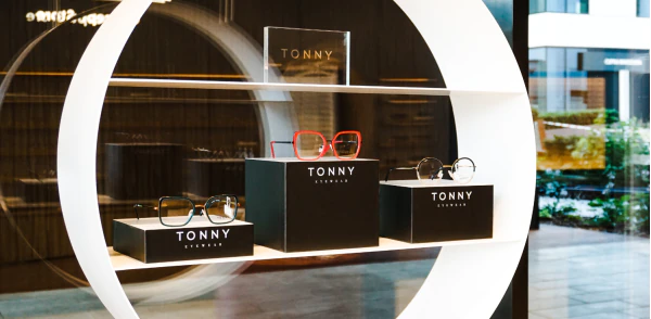 Black display 1/3 for glasses (10cm)