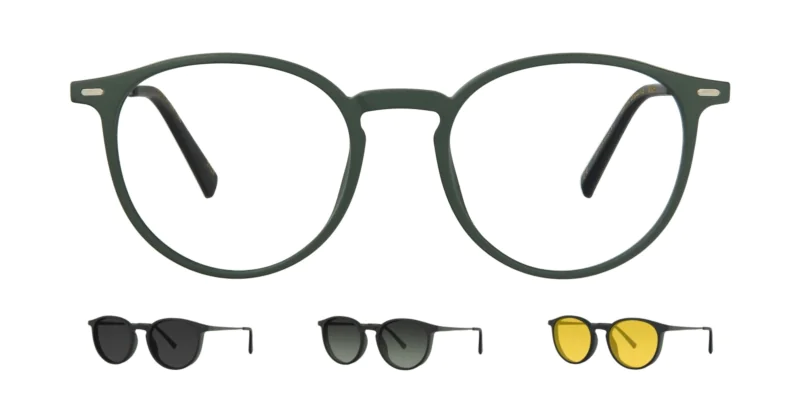 Optical frame with clip-on TONNY 0060C2SET